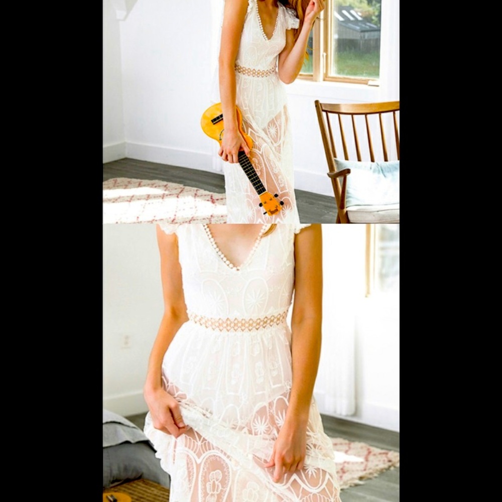 Lace body suit Cupshe dress. Never worn